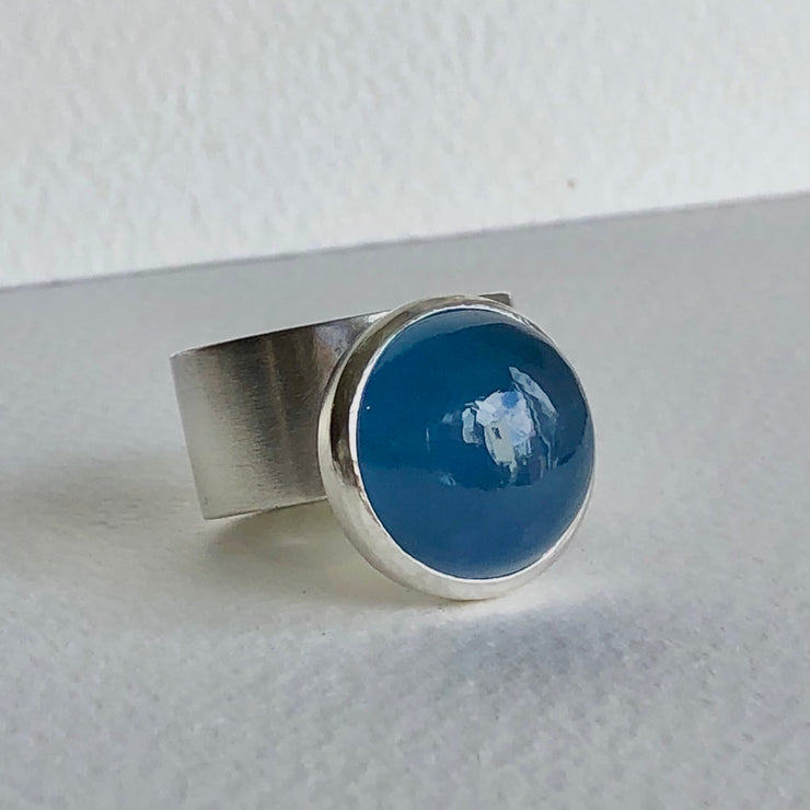 Aquamarine Balance Ring