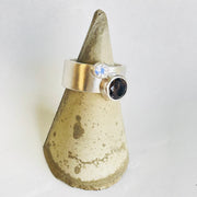 Smoky Quartz & Moonstone Party Ring